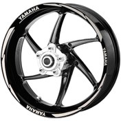 Resim Deeb Yamaha Jant Şeridi Reflektif Beyaz Beyaz Model S N11.69949 