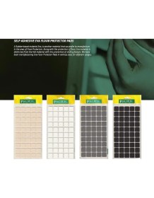 Resim mobilyap Pacific Yapışkanlı Mobilya Keçesi 25X25 mm 32 Adet 