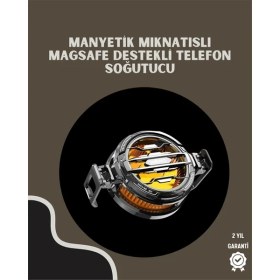 Resim Aylina Mey Ithalat® Tüm Telefonlarla Uyumlu Kompakt Soğutucu | Yüksek Performanslı Hızlı Soğutma 