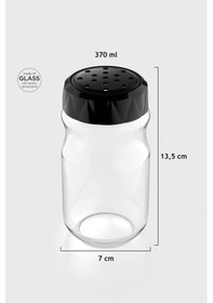 Resim Renga Lexa 370 Ml Cam Baharatlık 161016 Siyah Siyah 