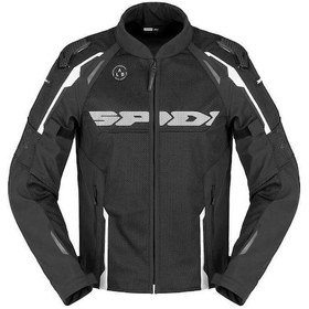 Resim Spıdı Race Warrıor 2 Net Yazlık Ceket Siyah Beyaz 