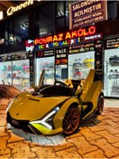 Resim POYRAZ AKÜLÜ Orijinal lisanslı lamborgini sian 24 volt akülü araba (drift+tabletli) 
