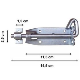 Resim Hok Kilitli Sürgü No 3 