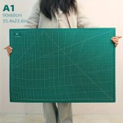 Resim A1/ A3 Kendiliğinden İyileşen kesim matı, El Sanatlar ve Boyama için Uygundur - Dayanıkll PP Kaymaz Yüzey Çok Kolay Temizlenebilir Tasarım | Mutfak Dikiş Şehre Evde & Art Station File Deseni Pedi idealdir, Ekstra Byük dikme Matı, örgü tahta, el sanatsı ürünleri, baskılara uyar. uzun öm 
