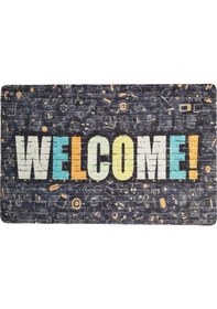 Resim Welcome Elektronik Model Dijital Kapı Önü Paspas Tek Renk 