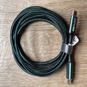 Resim 1 adet PD3.1 Hızlı Şarj 240W USB Tip C Kablosu, Hızlı Şarj 4.0, Yuvarlak Şekil, ≤36V Çalışma Gerilimi, 50-80W Çıkış Gücü için for iphone 15 Plus/Pro Max, PS5, Switch, MacBook - Pil Olmadan Dayanıklı ve Güvenli Şarj Kordu 