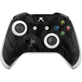 Resim Papscover Xbox One X / S Controller Kaplama Siyah Kamuflaj 