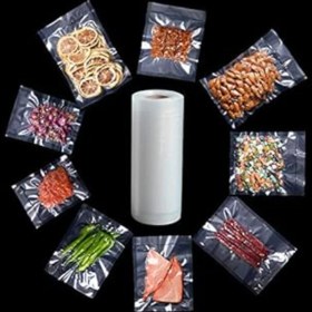 Resim Renkli Tırtıklı Vakum Poşeti Rulo 10M, 25 Cm, Seçenekli, Çok Renkli 