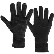 Resim Jeemson 3mm Neopren Dalış Eldiveni - Kaymaz Tabanlı, Isı Koruma, Sıcak Tutar S Boy Çok Renkli 