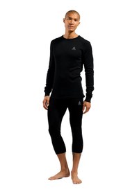 Resim Odlo Odlo Active Warm Bl Top Crew Neck L/s Erkek Siyah İçlik Üst 6000 Siyah 