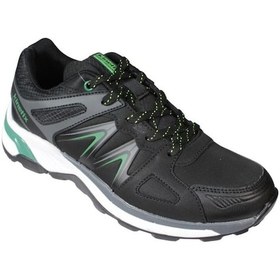 Resim Kinetix Erkek Siyah Gri Cilt Kalın Taban Outdoor Spor Ayakkabı 001 