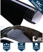 Resim KRCDİJİTAL Piano Black Cam Tavan Kaplama Folyosu 152cmx1m Kendinden Yapışkanlı 