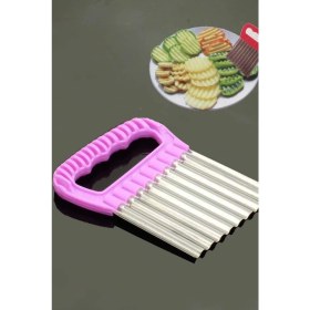 Resim Kaşbaşı Home Cips Patates Doğrayıcı Şekilli Sebze ve Meyve Dilimleyici Hamur Kesme Aparatı 