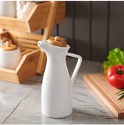 Resim Genel Markalar Sera Bambu Kapaklı Yağlık - Beyaz - 660 ml 