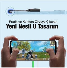 Resim Plextone Gs1ip Apple Uyumlu iPhone Mıknatıslı Lightning To Lightning Kulaklık + Hızlı Şarj Adaptörü- 5775 