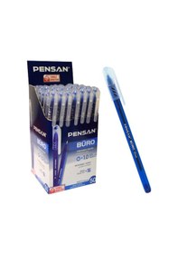 Resim Pensan Büro Tk.K 1.0 MM Tükenmez Kalem 12 Adet Mavi 
