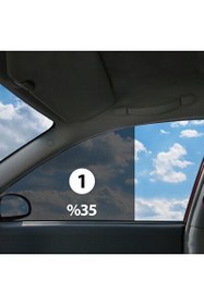 Resim Mega Oto Market Çizilmez 50 CM 6 Metre %35 Koyuluk 1 Numara Açık Ton Oto Cam Filmi 