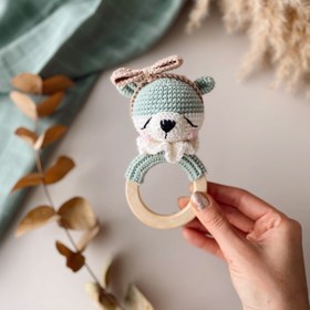 Resim Amigurumi Hug Me Bear Box - Uyku Arkadaşı&Çıngırak 
