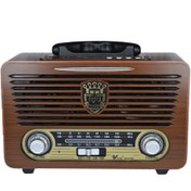 Resim Çanta Yurdu - Retro Nostaljik Mdu115bt Radyo Bluetooth Kumandalı USB\u002FSD Müzik Çalar Radyo 