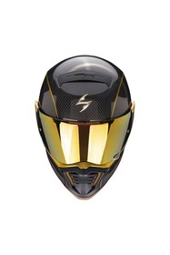 Resim Scorpion Exo Hx1 Carbon Se Retro Motosiklet Kaskı Siyah Altın Siyah - Altın 