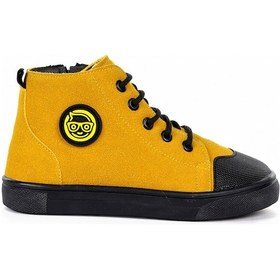 Resim Kiko Kids Kai Fermuarlı Erkek Çocuk Günlük Bot Ayakkabı Sarı Sarı 