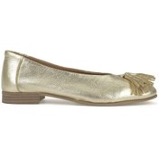 Resim Ziya, Hakiki Deri Kadın Babet 1511033z2145 Gold 1511033z2145 326 Gold Altın 