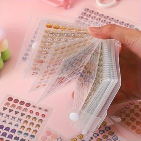 Resim 60 kart yuvası şeffaf plastik fotoğraf kart organizatörü, dayanıklı dikdörtgen saklama kutusu - kartpostal, çıkartma, bilet ve ev dekorasyonu için, yüksek kaliteli malzemeler, kırtasiye tutkunları için olmazsa olmaz 