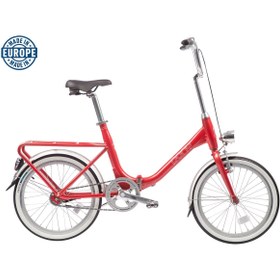 Resim ROG PONY CLASSIC KATLANABİLİR KIRMIZI ŞEHİR BİSİKLETİ 