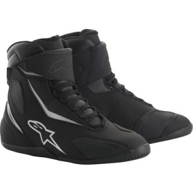 Resim Alpinestars Fastback 2 Drystar Korumalı Motosiklet Botu Siyah Beyaz 