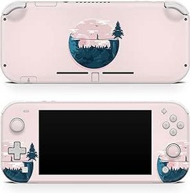 Resim TACKY DESIGN Nintendo Switch lite Skin ile Uyumlu Dağ Derisi'ndeki Sıkı İp, Kawai Pink Switch lite Kaplama Vinil 3m Çıkartmalar Tam Sarma Kapak 