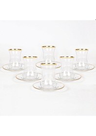 Resim Raklee Avantgarde Gold 12 Parça Çay Seti - 150 Ml Renkli 
