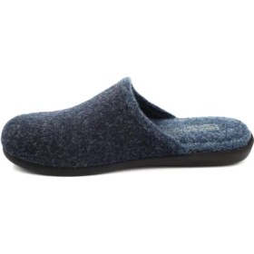 Resim Gezer 15337 Erkek Kışlık Çıkarılabilir Keçe Taban Ev Halı Terliği 