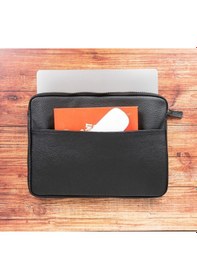 Resim Awe 14 İnç Macbook Ve Pc Uyumlu Deri Kılıf Erc1 Siyah 