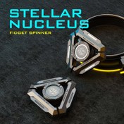 Resim Yıldız çekirdeği fidget spinner, gece ışığı efekti, erkekler için parmak döndürücü, metal malzeme, stresi azaltır, okul veya iş sonrası oynayın, gençlere hediye. Noel parmak oyuncak 