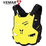 Resim Tcherchı Off-road Yarışı Ve Motokros İçin Koruyucu Motosiklet Zırh Yeleği Sarı 