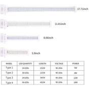 Resim Novahub 12 Akvaryum Led Işığı - Mavi Beyaz Kelepçe Işık - Balık Tankı Su Altı Aydınlatma 