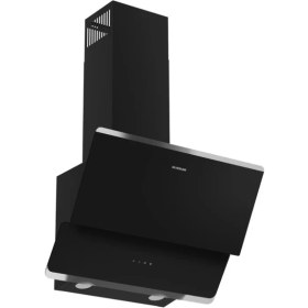 Resim Silverline 3490.6 Oslo Siyah Duvar Tipi Davlumbaz 60 cm Eğimli Tasarım Dokunmatik Kontrol 