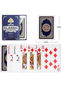 Resim Mavi Pvc Plastik Su Geçirmez İskambil Poker Oyun Kağıdı Rd62mv 