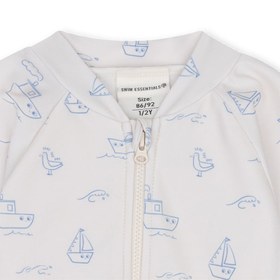 Resim Swim Essentials Erkek Çocuk UV Korumalı Uzun Kollu Mayo - Seas the Day Ekru - Ekru / 6-12 Ay 