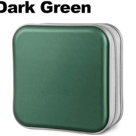 Resim Gaojunshop01 Dark Green 40 Gözlü Taşınabilir Cd Dvd Kutusu Dayanıklı Disk Organizer 