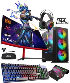 Resim Zeiron Tx100 Mega İ5-3470 16GB 256GB+1TB RX550 24" 144Hz Masaüstü Oyuncu Bilgisayarı 