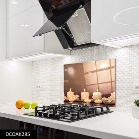 Resim Olinpa Cam Ocak Arkası Koruyucu | Mum 