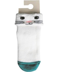 Resim Biorganic Cunning Cat Havlu Bebek Çorabı - 68375 