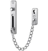 Resim Paslanmaz Çelik Kapı Zincir Kilidi, 23 63mm Ve 23 123mm Dayanıklı Kapı Koruması İçin Hırsızlığa Karşı Pres Kilidi, Ahşap Veya Metal Üzerine Hızlı Kendin Yap Kurulumu 