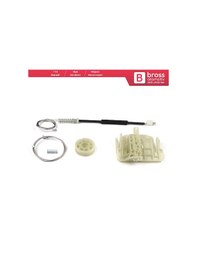 Resim BMW F10 F11 4/5-Kapı İçin Arka Sağ Kapı Cam Kriko Seti 7182122 