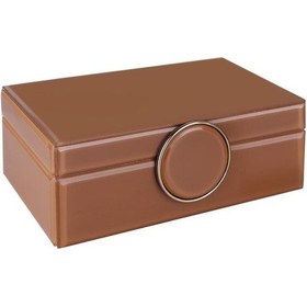 Resim Luckyart Halkalı Kahve Kutu 26x16x9 Cm 