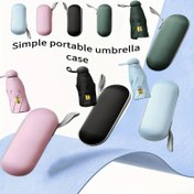 Resim 1 Adet Şemsiye Saklama Kutusu (Şemsiye Dahil Değildir), Taşınabilir Seyahat Çantası - Hafif Tasarım, Kiraz Çiçeği Pembe, Beyaz, Siyah, Mor - Seyahat, İşe Gidiş ve Günlük Kullanım İçin Temel, Stil Sahibi ve Dayanıklı Şemsiye Tutucu, Ayrıca Hareket Halinde Saklama İçin Uygun 