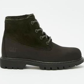 Resim Caterpillar Vermont Fur Kadın Siyah Nubuk Yarım Bot 