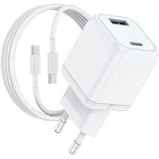Resim Woyax by Deji Gan 33 W Type-C PD & USB Hızlı Şarj Aleti 1.2 M 60W-2A Type-C Şarj Kablosu 