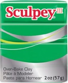 Resim Sculpey Iıı Polimer Kil 323 Emerald Zümrüt Yeşili 